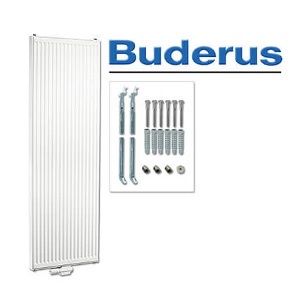Buderus Heizkörper Vertikal-Kompakt CV-Profil Typ 21 2200×600 mm (H x L)