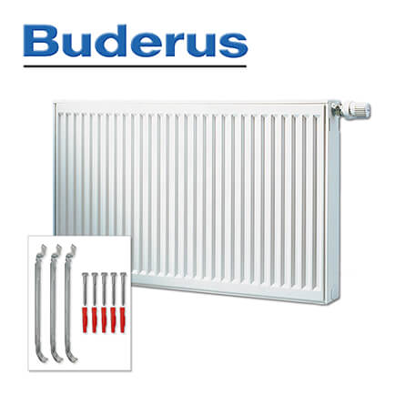 Buderus Heizkörper, Flachheizkörper VC-Profil Typ 33 500×1800 mm (H x L), Ventil