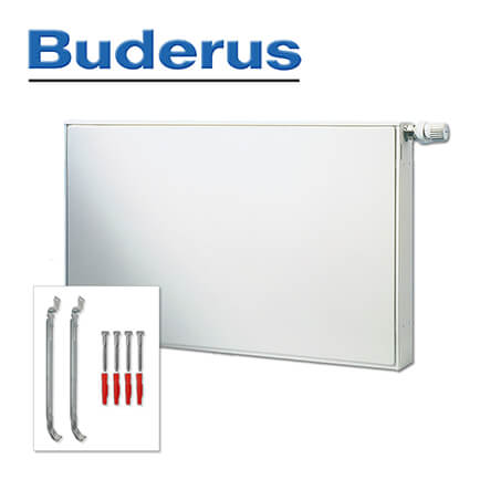 Buderus Heizkörper, Flachheizkörper VC-Plan Typ 33 300×1600 mm (H x L), Ventil