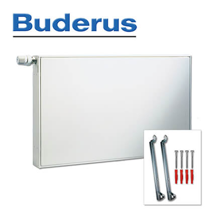 Buderus Ventil-Heizkörper VC-Plan Typ 11 900×1800 mm (H x L), Linksausführung