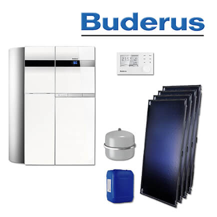 Buderus GBH192-15iT 150S, SL136, Brennwerttherme, weiß, 4 x SKT1.0-s, PNR400