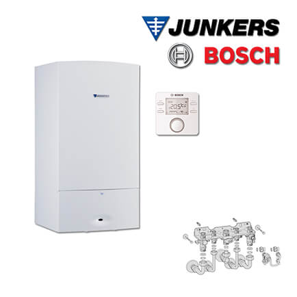 Junkers Bosch ZWRKE17 mit ZWR 18-8 KE 23 Kombitherme 18 kW, CR 100, Unterputz, E/H