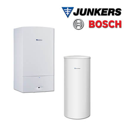 Junkers ZWR 24/160-7 KE 23 mit Gastherme ZSR 24/160-7 KE & ST 160-1 E, E/H
