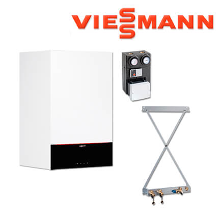 Viessmann Vitodens 200-W Gastherme, 19 kW, Z019672, inklusive Zubehör