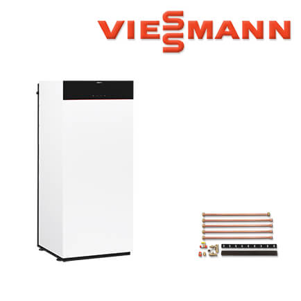 Viessmann Vitodens 222-F Gastherme, 19 kW, Z019734, Ladespeicher, Aufputz oben