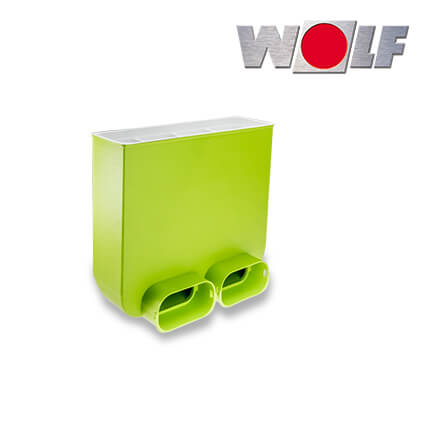 Wolf CWL Anschlussteil Bodengitter, 50×100, 2 Kanalschlussstutzen