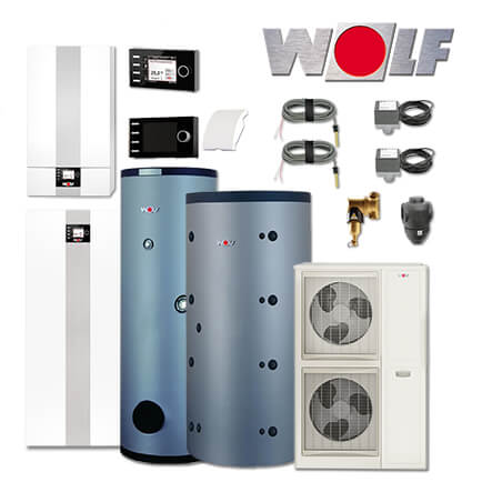 Wolf COB-2-15 15kW Öl-Brennwertkessel mit BWL-1SB-14, SPU-1-200, SEW-1-300