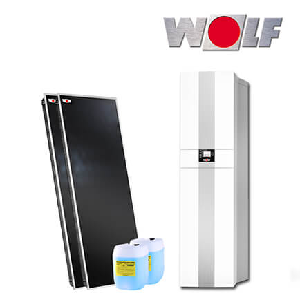 Wolf CSZ-2-24/300 24kW Solar-Zentrale mit 2x TopSon F3-1, Heizkreis