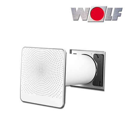 Wolf CWL-D-70, dezentrales Lüftungsgerät mit Wärmerückgewinnung, Edelstahl