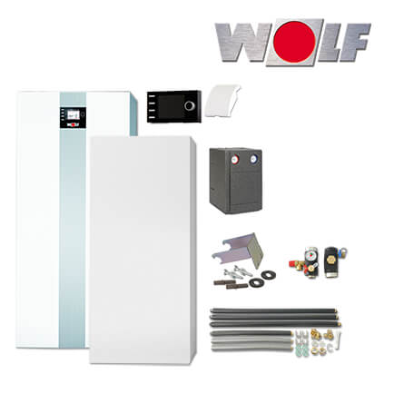 Wolf TGB-2-30 30kW Gas-Brennwertkessel mit Speicher TR-160, BM-2, Heizkreis