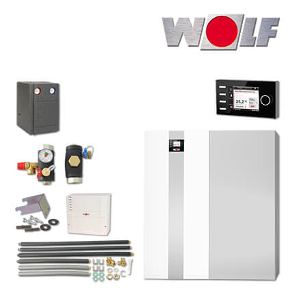 Wolf TOB-18 18kW Ölbrennwertkessel mit Speicher TR-160, Mischer, BM-2